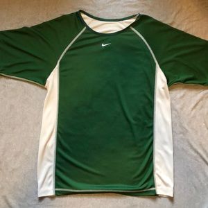 Men’s Nike Reversible T-shirt Green Grey Large